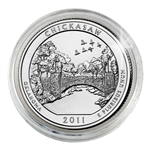 2011 Chickasaw Platinum Quarter - Philadelphia