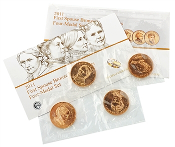 2011 First Spouse Bronze Medal Collection - 4 PC Set