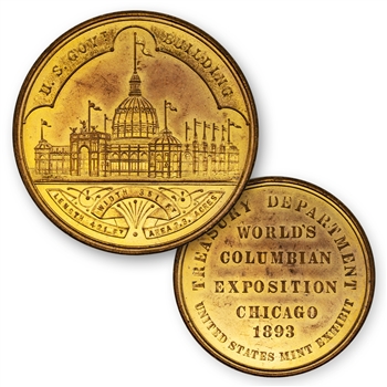 1893 World's Columbian Exposition Official Medallion