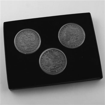 1878 Morgan Silver Dollar Mint Mark Set (P, S, CC) - Circulated