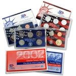 2002 Proof & Mint Set Trio - Clad & Silver