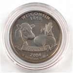 2004 Wisconsin Proof Quarter - San Francisco Mint