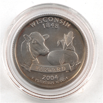 2004 Wisconsin Proof Quarter - San Francisco Mint