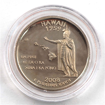 2008 Hawaii Proof Quarter - San Francisco Mint