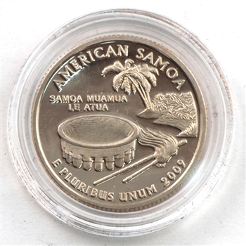 2009 American Samoa Proof Quarter - San Francisco Mint