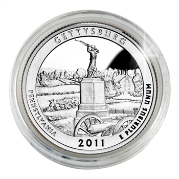 2011 Gettysburg (Pennsylvania) Proof Quarter - San Francisco Mint