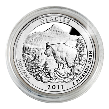 2011 Glacier (Montana) Proof Quarter - San Francisco Mint