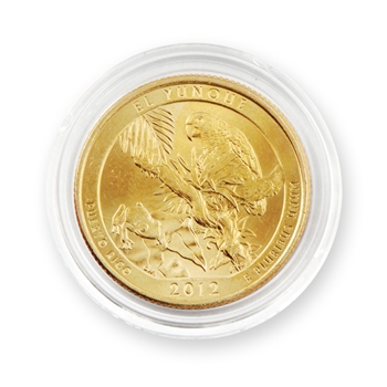 2012 El Yunque Qtr - Philadelphia - Gold in Capsule