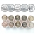 2001 50 States Quarters Collector Roll Set 10 P / 10 D - Uncirculated