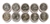 2002 50 States Quarters Collector Roll Set“ 10 P / 10 D - Uncirculated