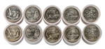 2002 50 States Quarters Collector Roll Set“ 10 P / 10 D - Uncirculated