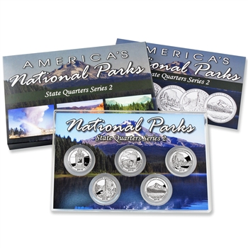 2010 America the Beautiful National Parks Proof Quarter Set