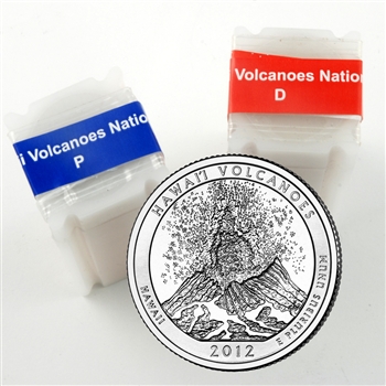 2012 Hawaii Volcanos Quarter Rolls - P & D - Uncirculated