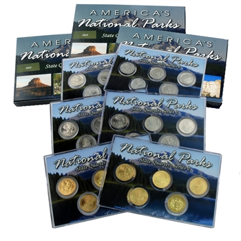 2012 National Parks Quarter Mania Uncirculated Set - Ultimate (6 Sets)