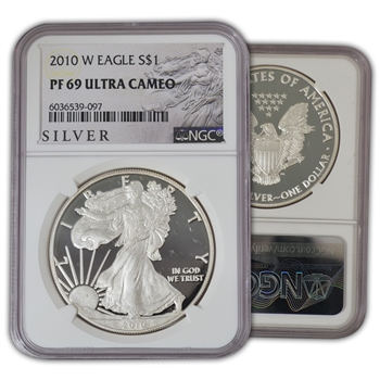 2010 Silver Eagle - Proof - NGC 69