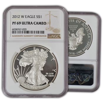 2012 Silver Eagle - Proof - NGC 69