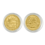 2013 New Hampshire White Mountain Qtr - Denver - Gold in Capsule