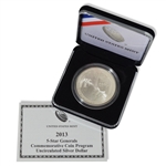 2013 5 Star Generals Silver Dollar - Unc