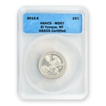 2012 El Yungue National Parks Quarter - San Francisco - ANACS 67