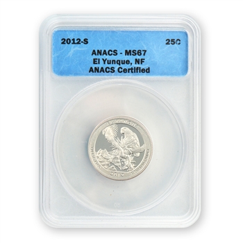 2012 El Yungue National Parks Quarter - San Francisco - ANACS 67