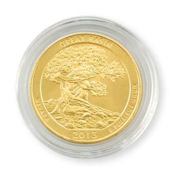 2013 Nevada Great Basin Qtr - Philadelphia - Gold in Capsule