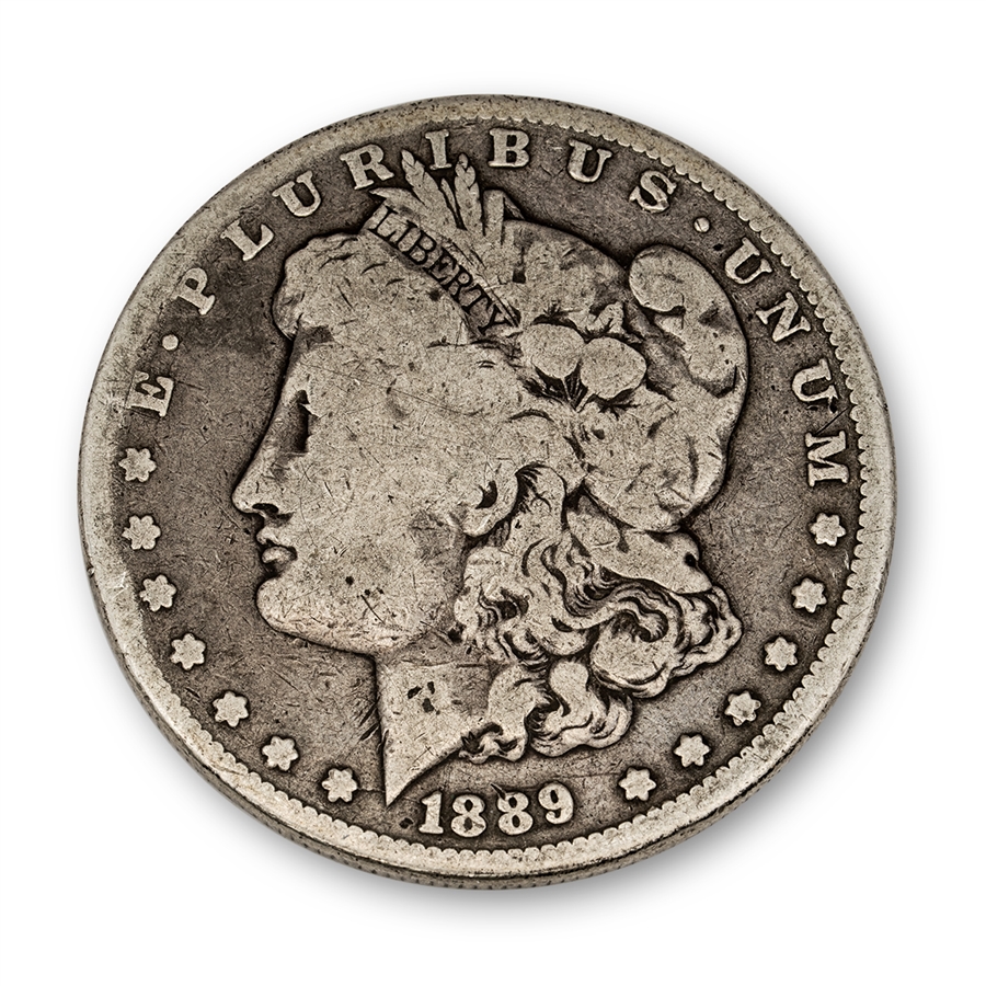 Morgan Silver Dollar Mint State 1889 Double Die 1 Stamped in 2nd 8 2024