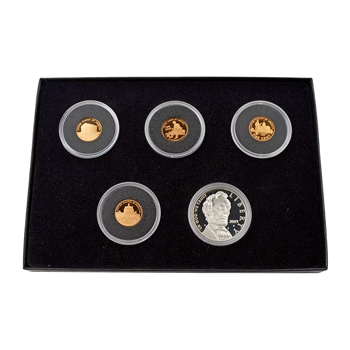 2009 Lincoln Proof Collection - 5 pc - Lincoln Cents and Commemorative Dollar