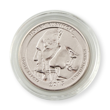 2013 South Dakota Mount Rushmore Quarter - D - Platinum