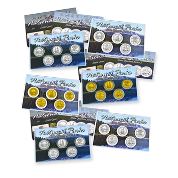 2013 Quarter Mania Sets - Ultimate 6pc - PD Gold Platinum