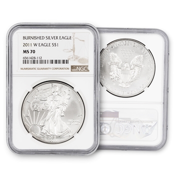 2011 Silver Eagle - West Point - Burnished - NGC 70