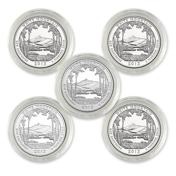 2013 New Hampshire - White Mountain Qtr - PDS + Proofs