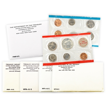 First Five Modern Issue US Mint Sets