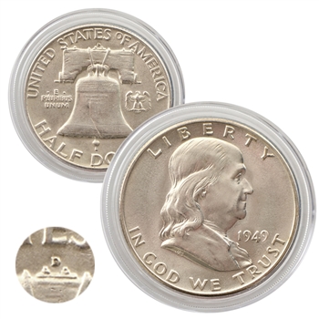 1949 Franklin Half Dollar-Denver Mint-Uncirculated