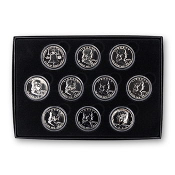Last Decade of Philadelphia Proof Half Dollars-1955 to 1964