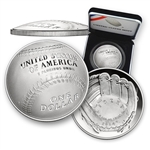 2014 Baseball Hall of Fame Silver Dollar - Proof - Original Government Packaging