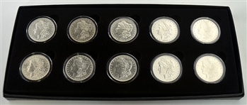 1880s Philadelphia Mint Morgans-10 pc-Uncirculated