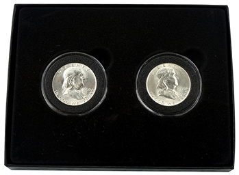 1950 Franklin Half Dollar PD Pair