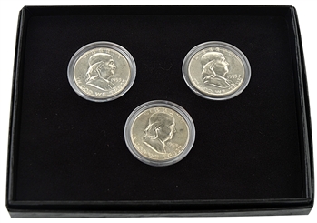 1953 Franklin Half Dollar PDS Set