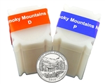 2014 Tennessee Great Smoky Mountains  Quarter Roll (40) - Uncirculated - Philadelphia and Denver