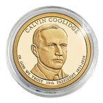 2014 John Calvin Coolidge Dollar - Gold - Denver