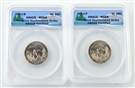 2011 Glacier National Park Quarter - P/D Set - ANACS MS68