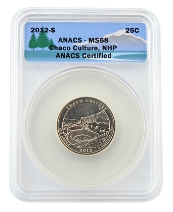 2012 Chaco Culture National Park Quarter - San Francisco - ANACS MS68