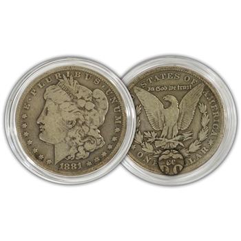 1881 Morgan Dollar-Carson City-Circulated