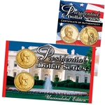 2014 Franklin D. Roosevelt Presidential Dollar Lens Set - Philadelphia and Denver
