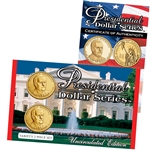 2014 Franklin D. Roosevelt Presidential Dollar Upside Down Lens Set - Philadelphia and Denver