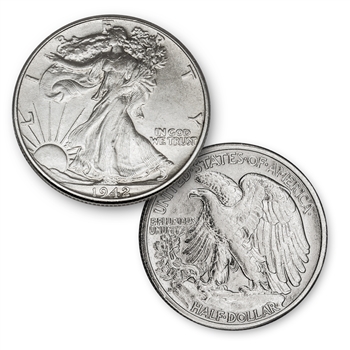 Walking Liberty Half Dollar - Denver Mint - Uncirculated