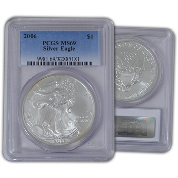 2006 Silver Eagle - PCGS 69