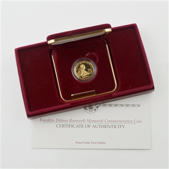 1999 George Washington $5 Gold - Uncirculated (OGP)