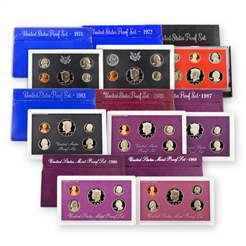 Crazy 8 Vintage Proof Sets - OGP