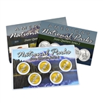 2014 National Parks Quarter Mania Set - San Francisco - Uncirculated - Gold Layered
